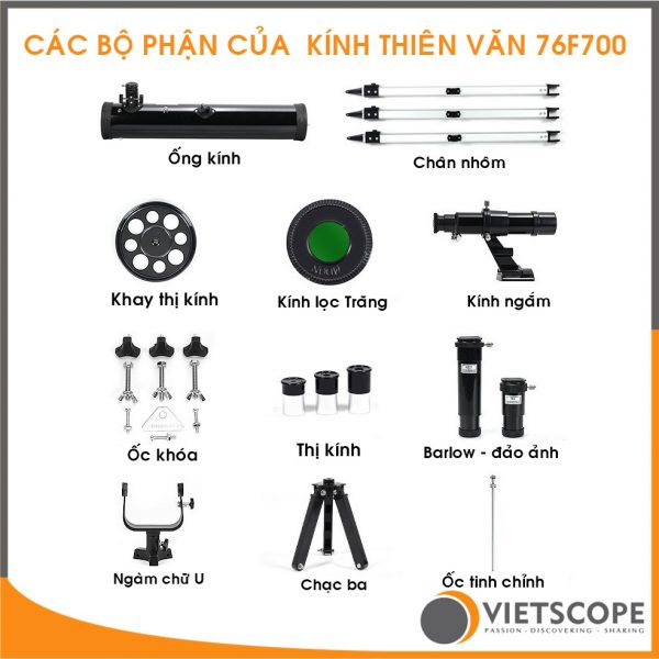 Kính thiên văn phản xạ 76F700