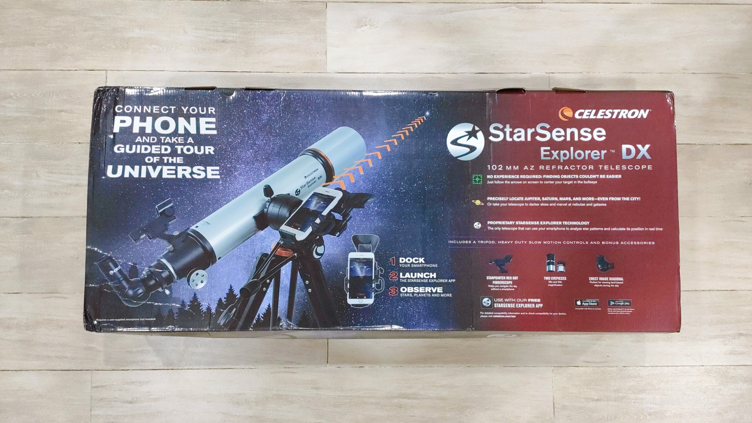 Kính thiên văn Celestron StarSense AZ 102DX