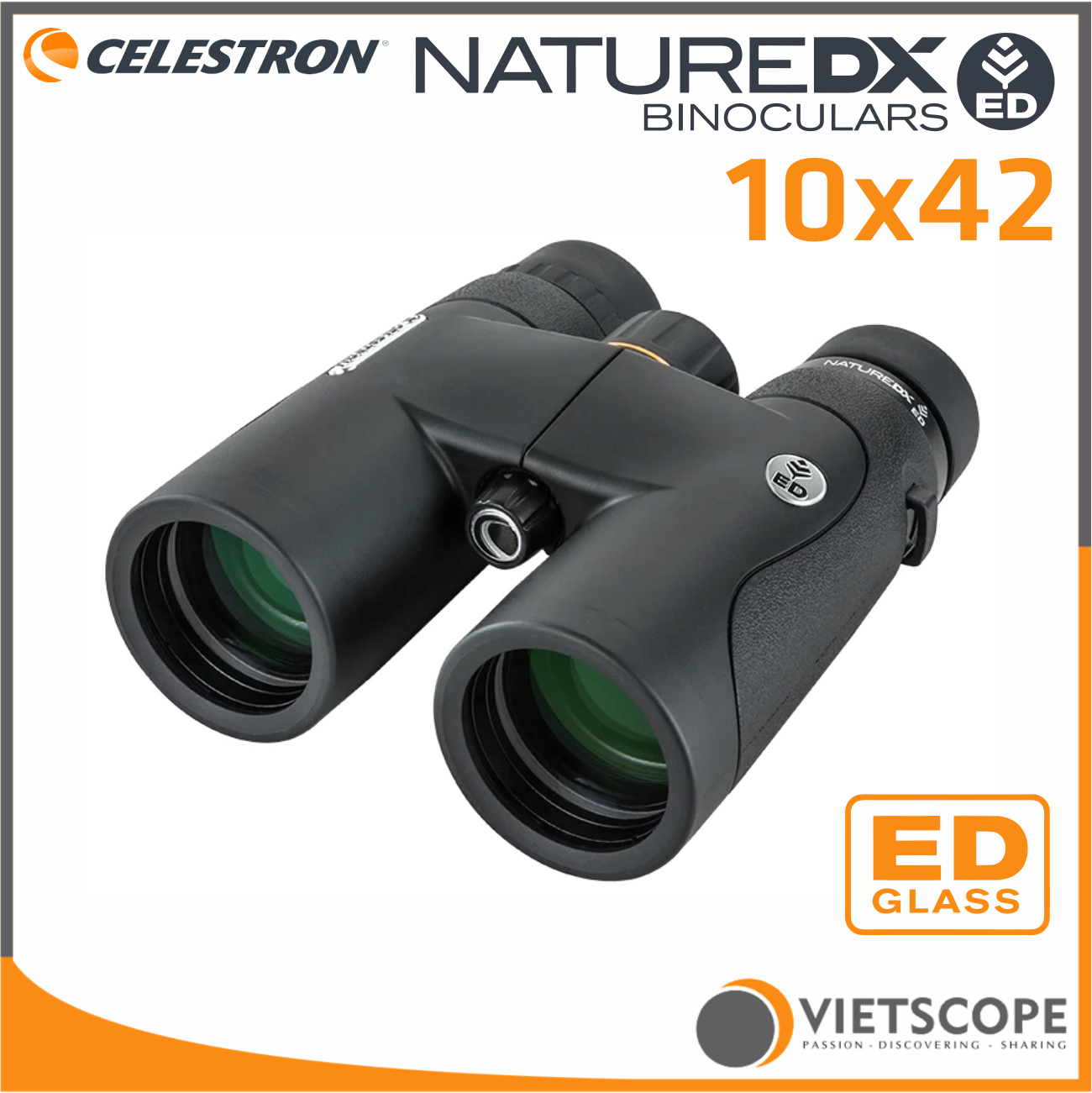 Ống nhòm Celestron Nature DX ED 10x42